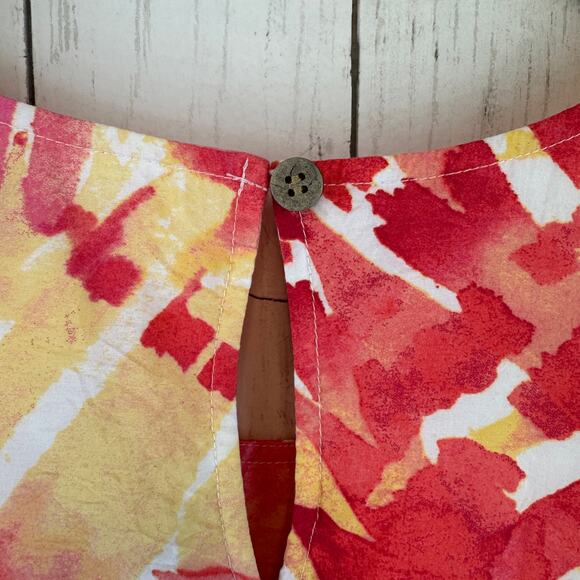 Escape by Habitat Guava Tropical Pink Sleeveless Tank Shift Dress Size Medium - Picture 7 of 12